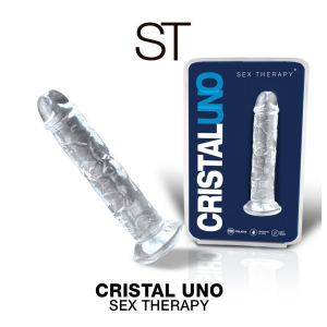 ANAL TRANSPARENTE CON VENTOSA - CRISTAL 1-0