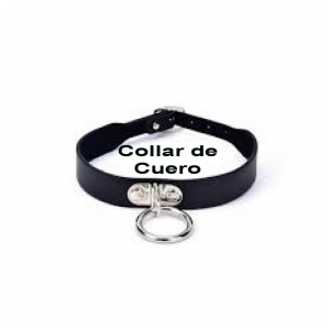 COLLAR LISO CUERO