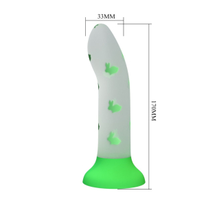 DILDO DE SILICONA LUMINOSO
