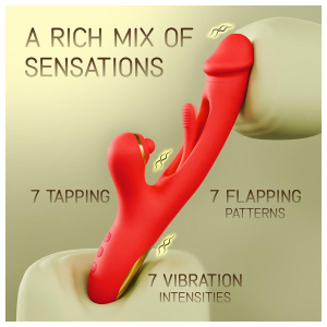 Doble Estimulador FLICKKING 3 EN 1 Doble Estimulador FLICKKING 3 EN 1