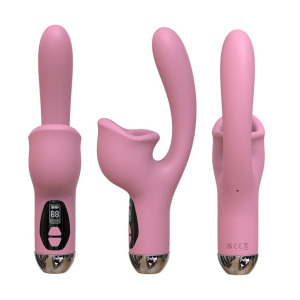 Doble estimulador LUXURY PASSION PINK FIVE