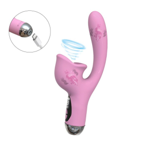 Doble estimulador LUXURY PASSION PINK FIVE