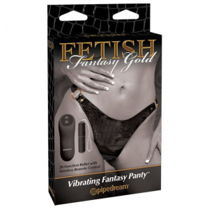 Fetish Fantasy Oro Tanga Con Vibro a Control Remoto