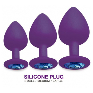 KIT SILICONE PLUG LILA