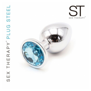 Plug steel blue S