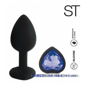 Silicone Plug blue Medium