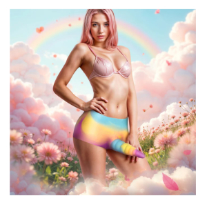 STRAP ON UNICORNIO DE SILICONA