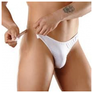 Tanga less  elastizado con Velcro.