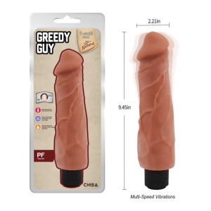 VIBRADOR REALISTA - GREEDY GUY - LATINO CHISA