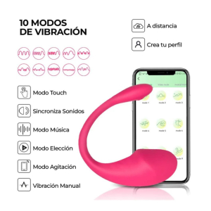 VIBRATOR HUEVITO APP Fucsia-0