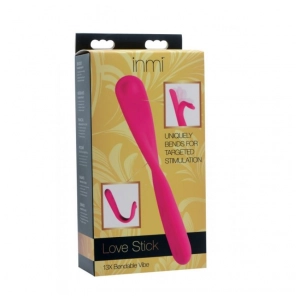Vibrador Flexible - INMI Love Stick 13X Bendable Silicone Vibe-0