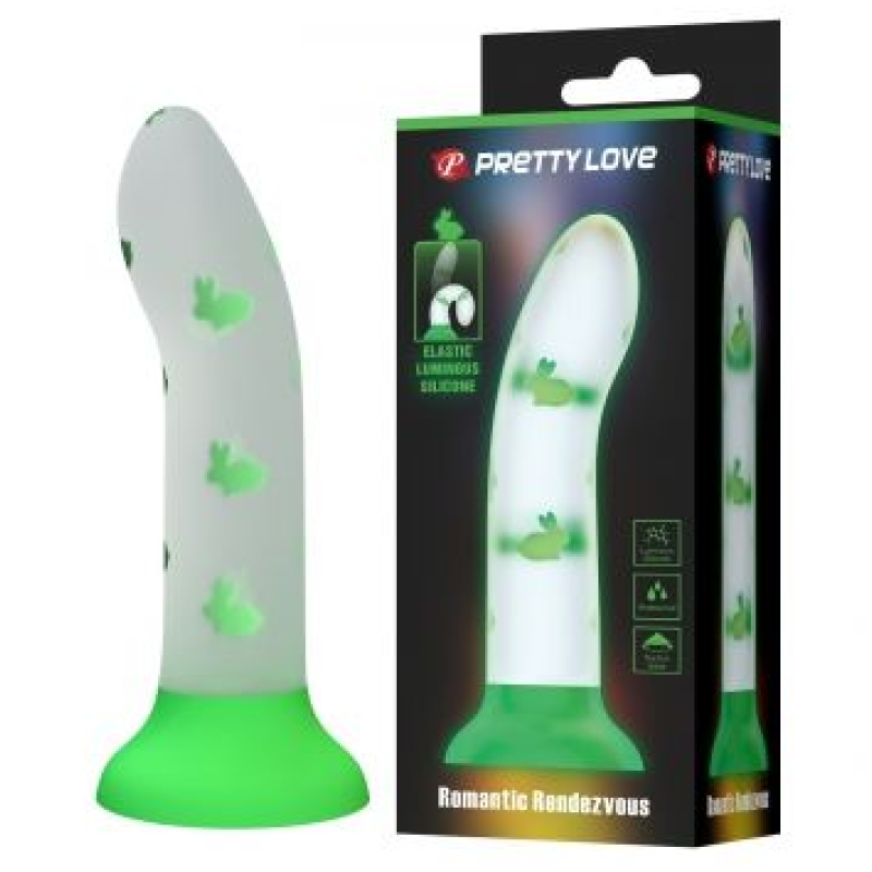 DILDO DE SILICONA LUMINOSO