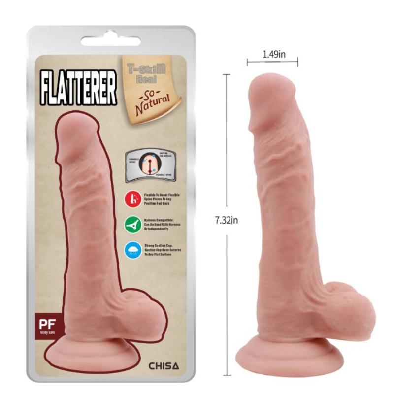 DILDO REALISTICO - FLATTERER