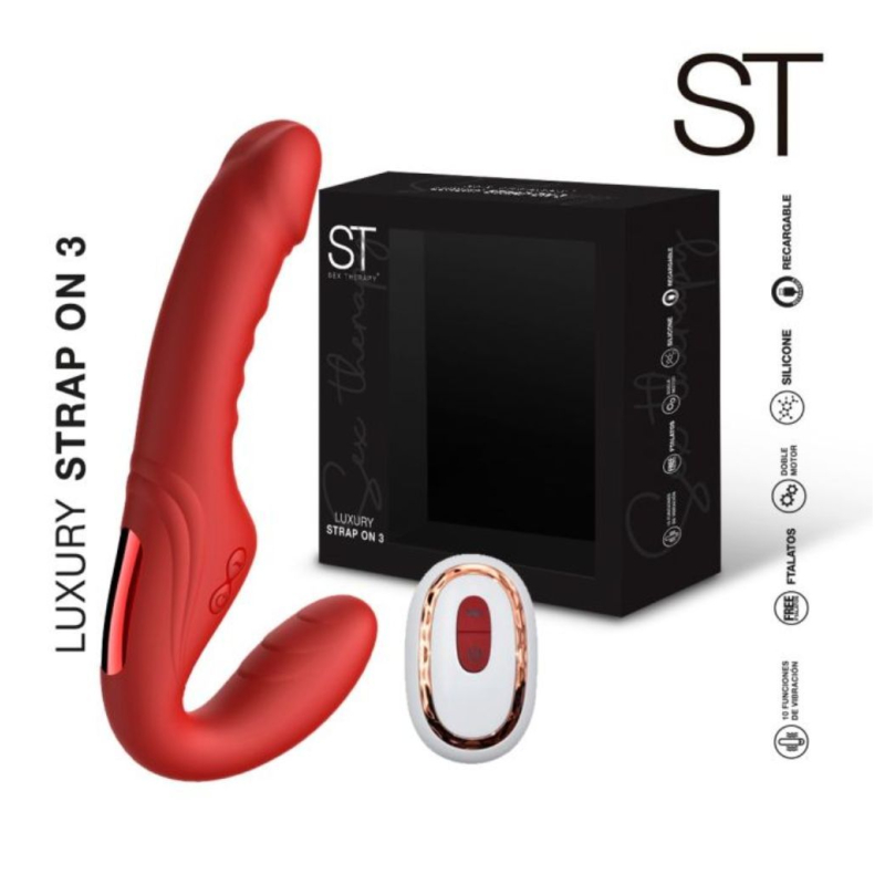 LUXURY STRAP ON - CON CONTROL- Usb