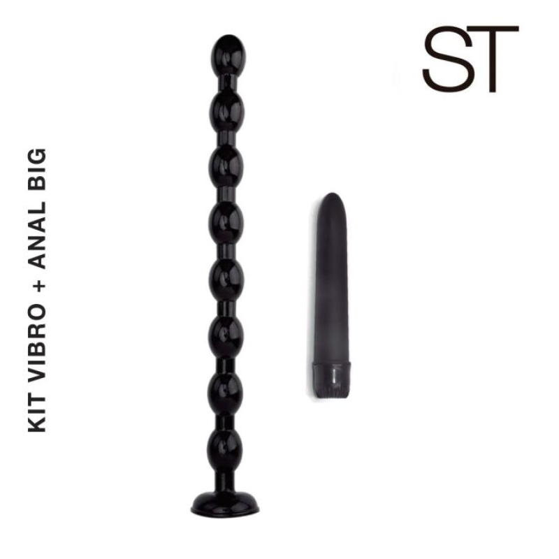 Vibrador anal KIT VIBRO +ANAL BIG