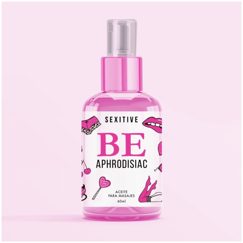 BE Aceite para masajes con feromonas 60ml