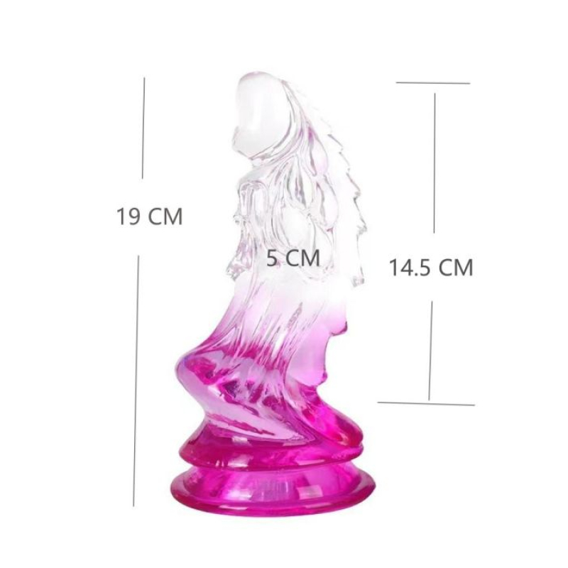 Dildo transparente Cristal 4