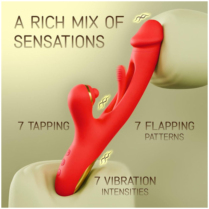 Doble Estimulador FLICKKING 3 EN 1