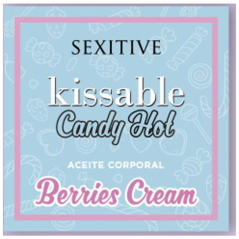 Kissable Candy Hot 60ml - Berries Cream