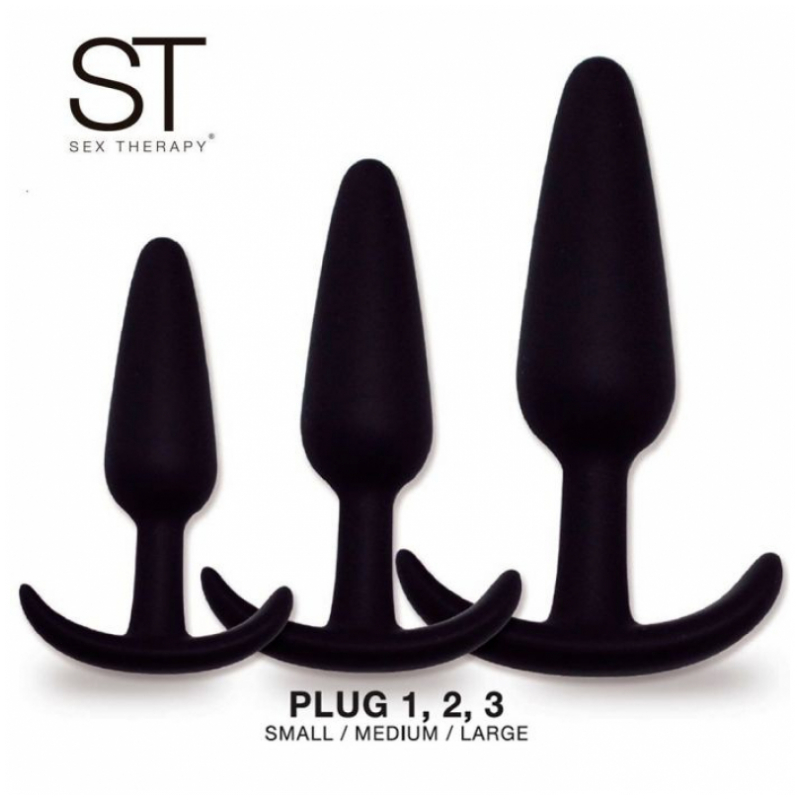 Kit plug silicone Black