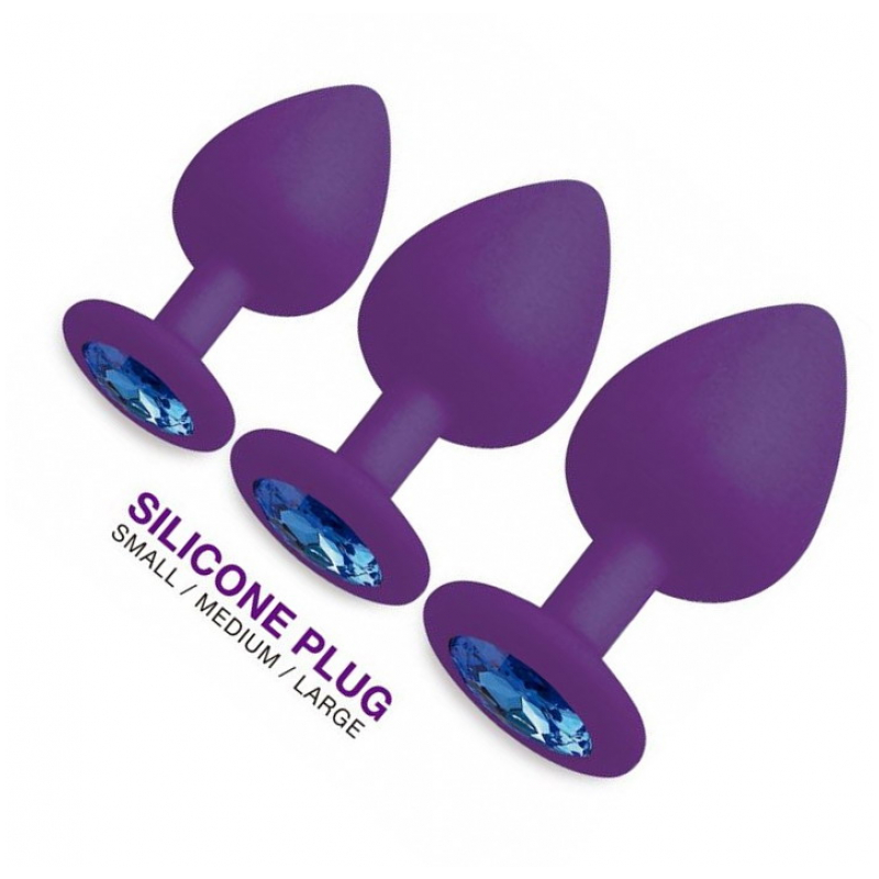 KIT SILICONE PLUG LILA