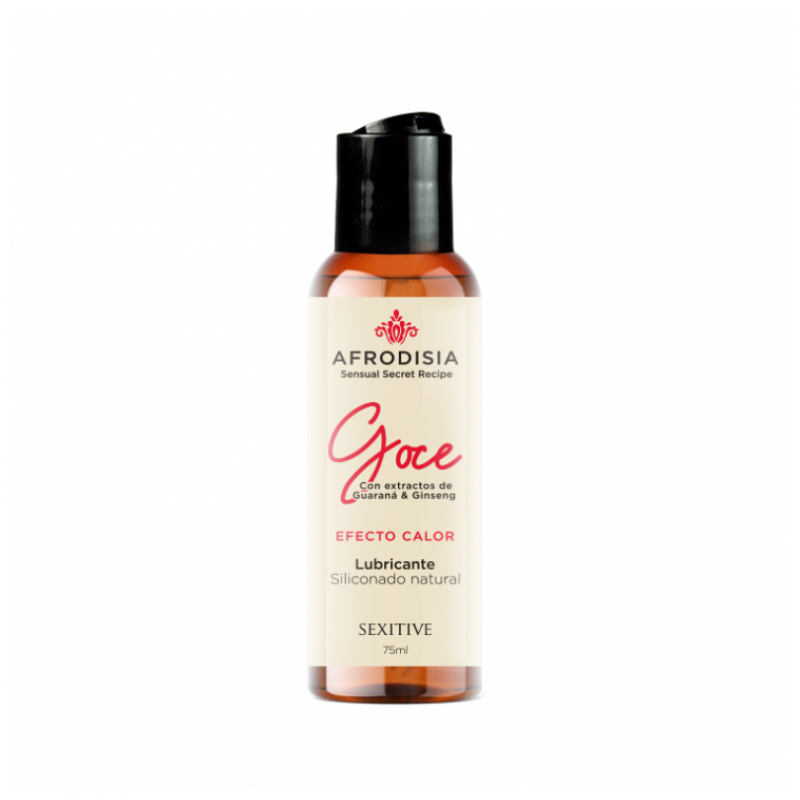 Lubricante Siliconado Goce - efecto calor 75ml