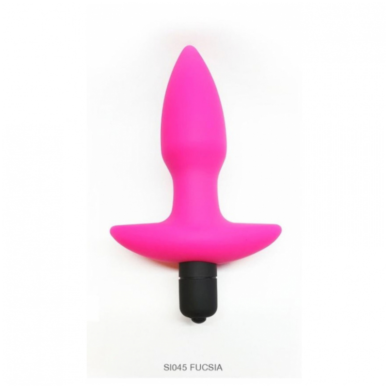 Plug 1 anal con vibro fucsia