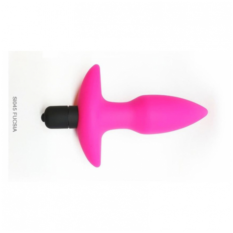 Plug 1 anal con vibro fucsia