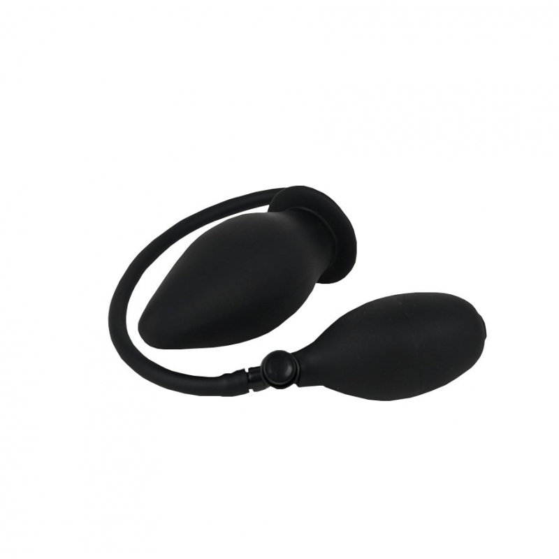 PLUG ANAL INFLABLE C/VALVULA NEGRO