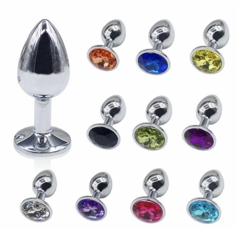 PLUG METAL S - CON STRASS