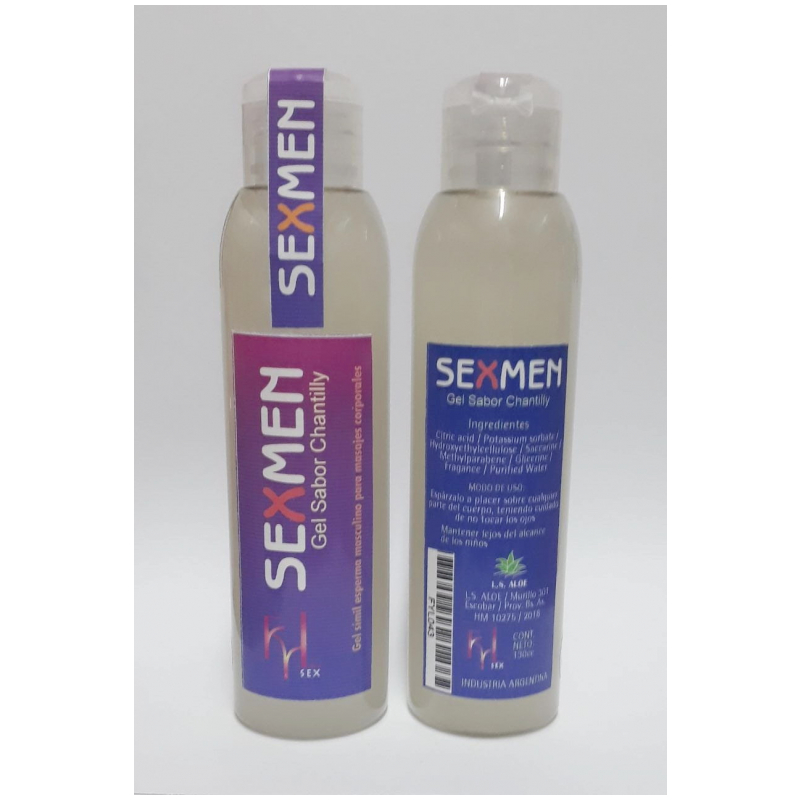 SEXMEN Gel Sabor CHANTILLY