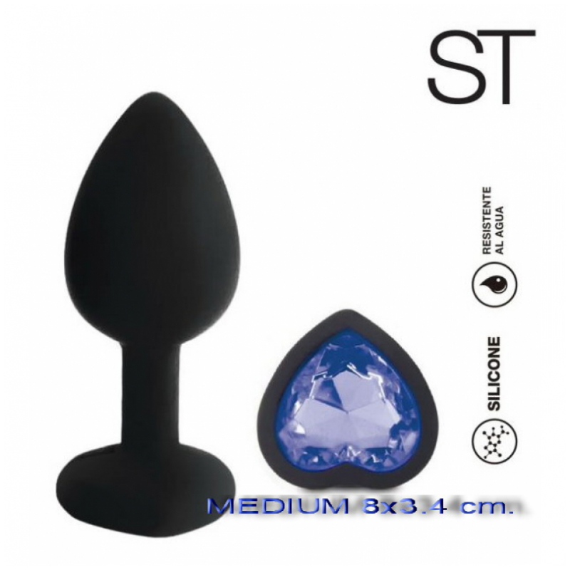 Silicone Plug blue Medium