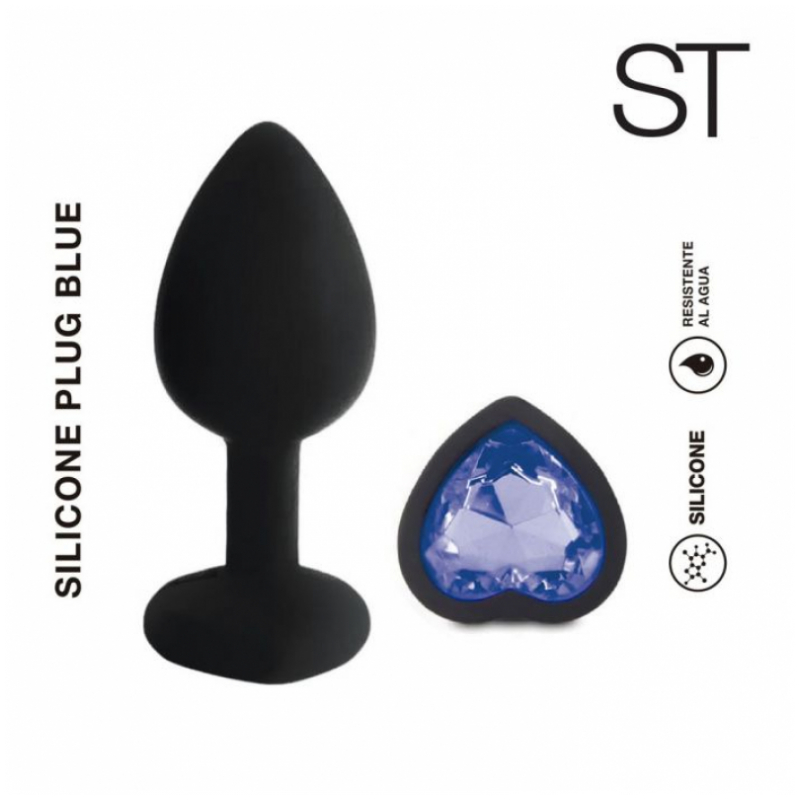 Silicone Plug blue Medium