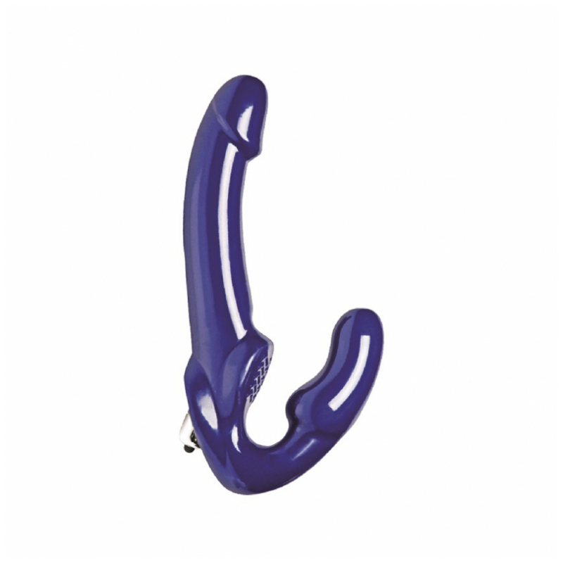 Strap On Gun con Vibro Medium Azul