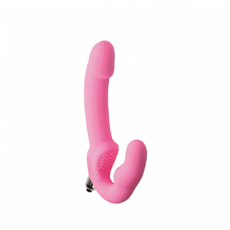 Strap On Gun con Vibro Medium Rosa