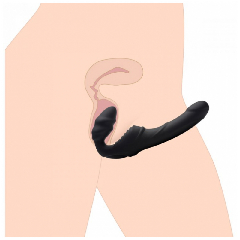 Strap On Gun con Vibro Medium Rosa