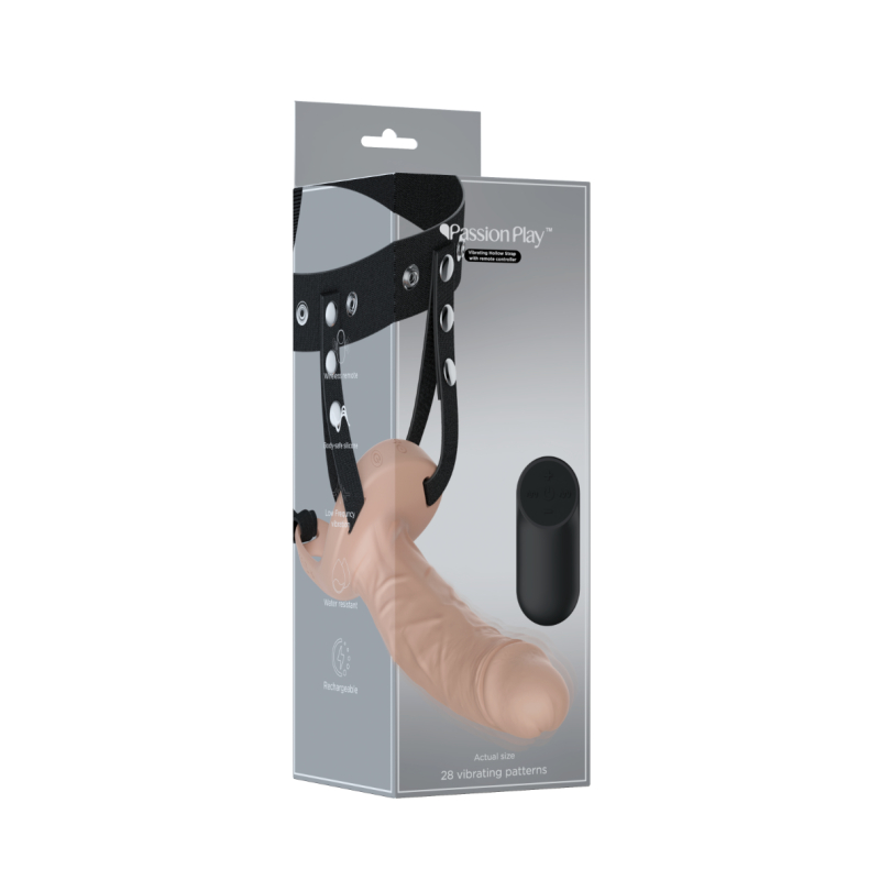 Vibrador on arnes - Vibrating Hollow Strap